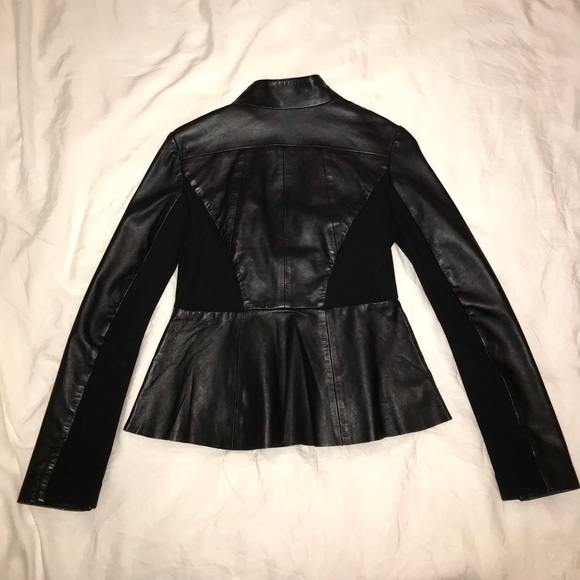 W118 by Walter Baker Black Leather Paula Jacket - Picture 6 of 8